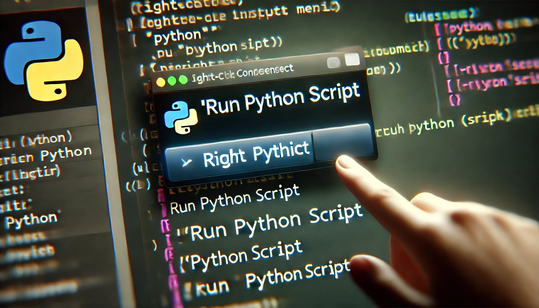 RightClickRunPython – Run Python Scripts with a Right-Click
